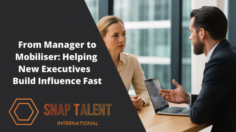 Helping New Executives Build Influence Fast